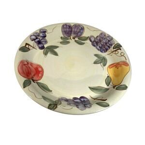 Gibson Fruit Grove Dinner Plate 10.5" Hand Painted Dishwasher & Microwave